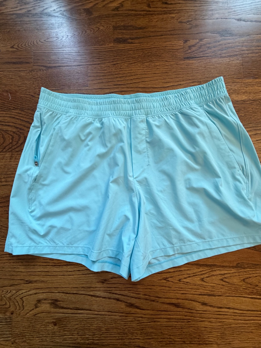 lululemon Light Blue Men’s Athletic Shorts XXL Running Training Workout Casual